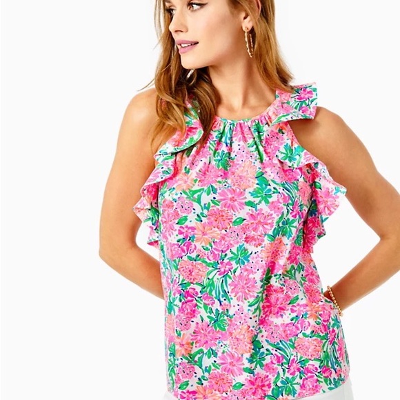 Lilly Pulitzer Tops - Lilly Pulitzer Marlee Top nwt